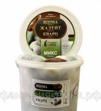 Микс «Премиум» для бани (Яшма, кварц, жадеит) 15 кг