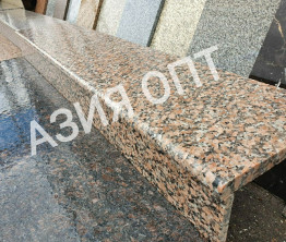 Гранитные ступени 1500х320х30 Maple Red, Ступени из гранита термообработка