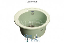 Кухонная мойка Granfest RONDO GF-R450 Салатовый