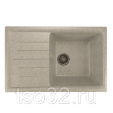 МОЙКА ML-GM19 С КРЫЛОМ, СЕРАЯ (310), 495*750*200ММ