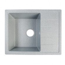 Мойка кухонная из камня ZETT lab. 150/Q8, 575х470х177 мм, матовая, темно-серая