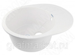 RONDO 580L Мойка мрамор, белый, 580х450, B450
