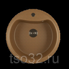 МОЙКА ML-GM09 КРУГЛАЯ,ТЕРРАКОТОВАЯ (307),490ММ (ГЛУБ.ЧАШИ 185)