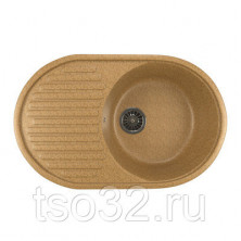 МОЙКА ML-GM16 овальная с крылом,песочная (302), 455*720*180ММ