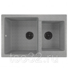 МОЙКА ML-GM30 ДВУХЧАШЕВАЯ,СЕРАЯ (310), 500*770*200ММ