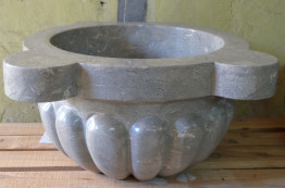 Курна круглая мраморная для хамама