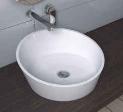Раковина накладная NS bath из искусственного камня, мат./глянец, NST-42001