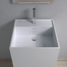 Раковина напольная NS bath из искусственного камня, мат./глянец, NSF-48480