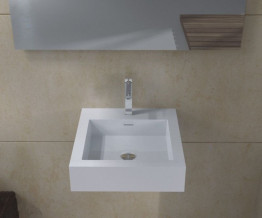 Раковина настенная NS bath из искусственного камня, мат./глянец, NSS-48480