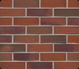 Клинкерная плитка FeldHaus Klinker 714 Accudo Carmesi Bluastro