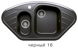 Кухонная мойка Polygran F-14 960x500мм Черный