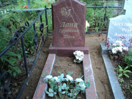 Памятник из красного гранита