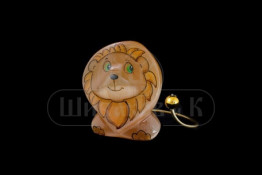 Sv44-00096 Фигурка "Лев" из селенита 70*45*60 мм