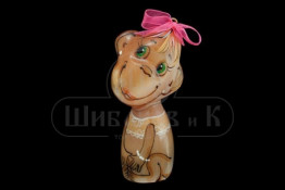 Sv44-00112 Фигурка "Обезьянка Ларка " из селенита 30*90*30 мм