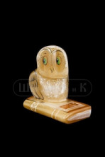 Sv44-00263 Фигурка "Сова на книге" из селенита