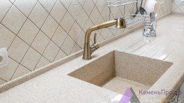 Мойка из акрилового камня Grandex Natural Sand