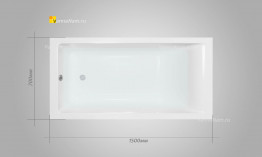 Ванна из искусственного камня 180х80
