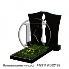 Памятник из гранита Семейный со свечой 100/50/8