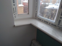 Подоконник из кварцевого агломерата