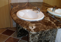 СТОЛЕШНИЦА ИЗ МРАМОРА EMPERADOR DARK