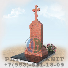 Часовня №18.  Комплект памятника из  красного гранита сюскюянсаари