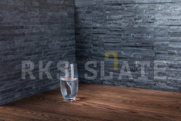 3D панели RKS SLATE Сланец Black Thin Classic