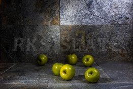 Сланцевая плитка RKS SLATE 600*300 мм Deoli Green Brushed