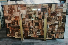 Полудрагоценный слэб Multicolor Petrified Wood